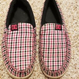 DC checkered shoes